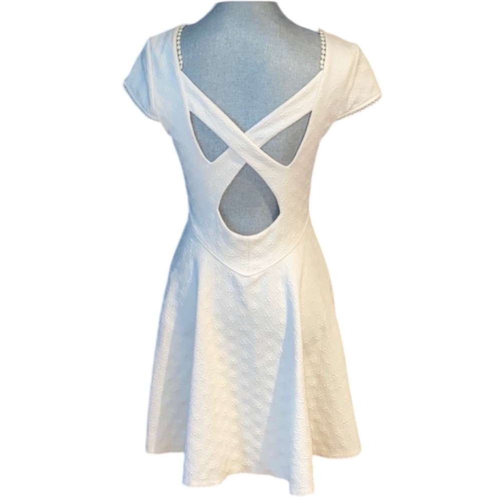 Women’s Free People White Skater Dress Small - Picture 2 of 8